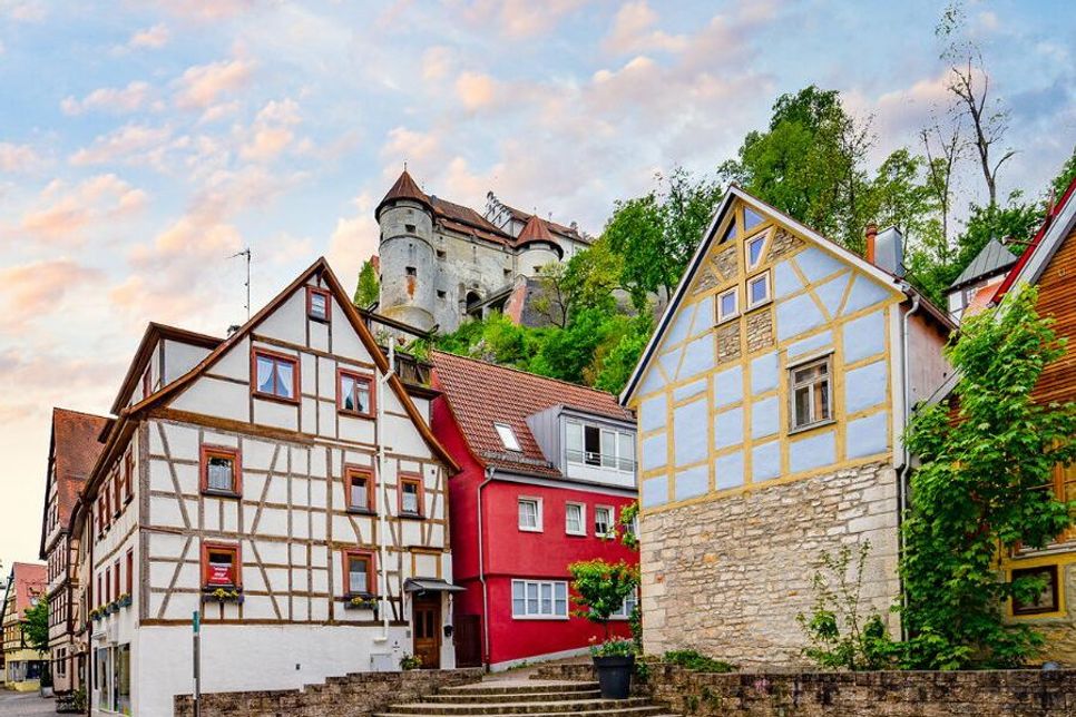 EIN SCHÖNES FLECKCHEN: Der Kleine Schlossplatz in der Hinteren Gasse zählt mit seinen renovierten Fachwerkhäusern zu den schönsten Ansichten, die die Stadt zu bieten hat.